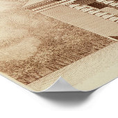 Poster Élévation de la maison du directeur du sel (Coin)