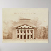 Poster Élévation de la maison du directeur du sel (Devant)