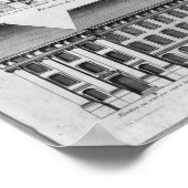 Poster Élévation de l'hôpital des Enfants Trouves (Coin)