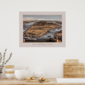 Poster Élevé sur New York City en 1856 (Cuisine)