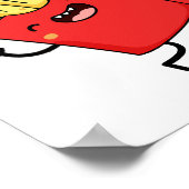 Poster Élevée Fries drôle Ami Pun (Coin)