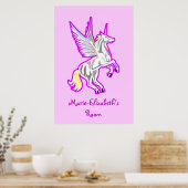 Poster Élever l'affiche Unicorn Guardian Angel (Cuisine)