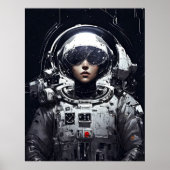 Poster Élever votre imagination : Frapper une astronaute (Devant)