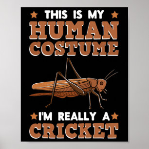 Poster Éleveur de grillons Entomologiste passionné d'inse