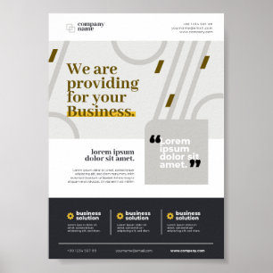 Poster Élevez Votre Entreprise Aujourd'Hui !