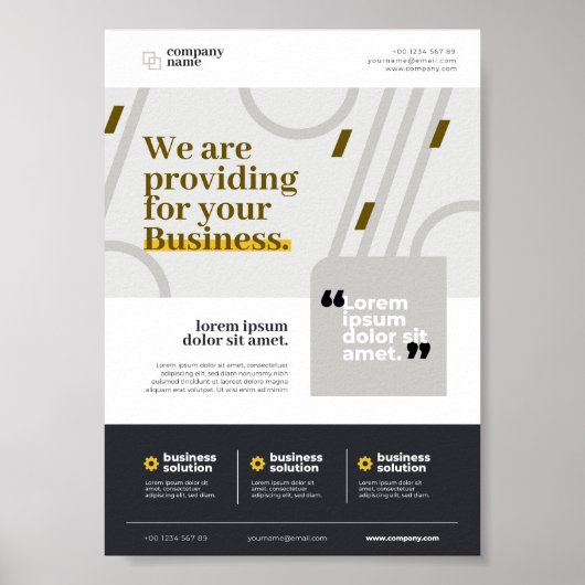 Poster Élevez Votre Entreprise Aujourd'Hui ! (Devant)