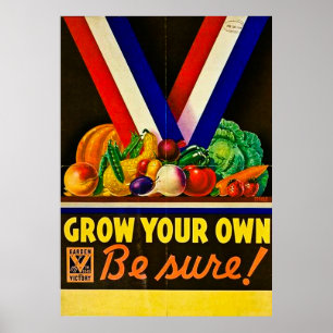Poster Élevez votre propre jardin de victoire