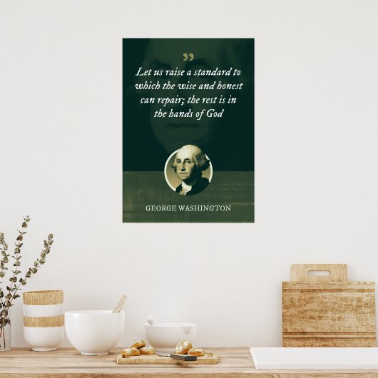 Poster Élevons une norme à laquelle les sages (Cuisine)