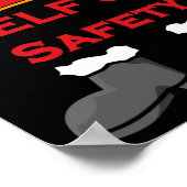 Poster Elf And Safety, Funny Health &amp; Safety Elf Long (Coin)