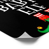 Poster Elf Family Christmas Funny The Baby Elf Sweater Bo (Coin)