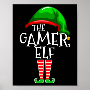 Poster Elf Family Matching Group Christmas Gig Vidéo Cade