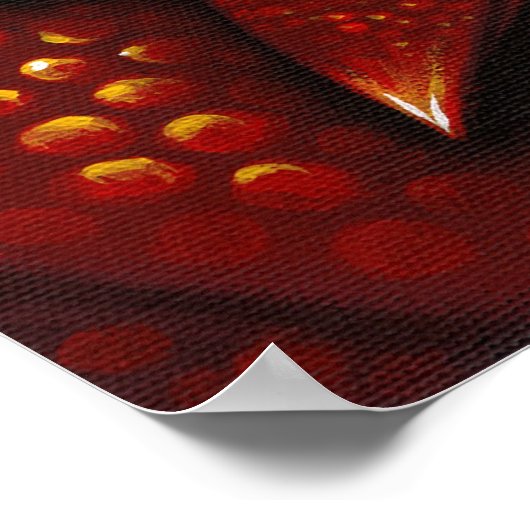 Poster Elf Maiden et son dragon ART IMPRIMER (Coin)