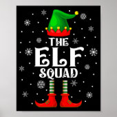 Poster Elf Squad Family Matching Xmas Funny Christmas Vib (Devant)