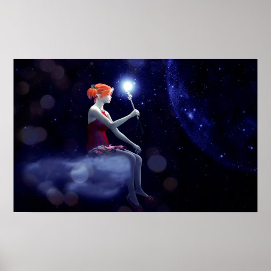 Poster Elf Wand (Devant)