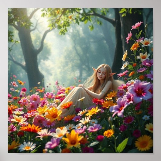 Poster Elf World Garder ou concevoir votre propre (Devant)