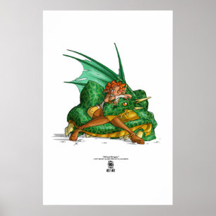 Poster Elfe et Dragon