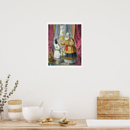 Poster Eli Questioning Samuel Concernant la vision, de (Cuisine)