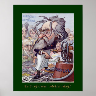 Poster Elie Metchnikoff ~ Immunologue ~ B Moloch