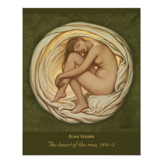 Poster Elihu Vedder Heart of the rose 1891-2 (Devant)