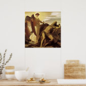 Poster Elijah en nature par Lord Frederic Leighton (Cuisine)