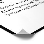 Poster Elijah, Garçon Nom Personnalisé Définition (Coin)