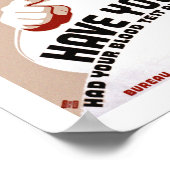 Poster Éliminer la syphilis et la gonorrhée (Coin)