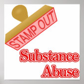 Poster Éliminer l'abus de substances (Devant)