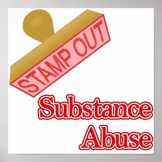 Poster Éliminer l'abus de substances (Devant)