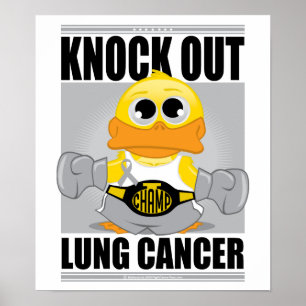 Poster Éliminer le cancer du poumon
