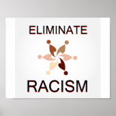 Poster Éliminer le racisme (Devant)