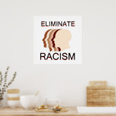 Poster Éliminer le racisme (Cuisine)