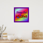 Poster Éliminer le racisme (Cuisine)