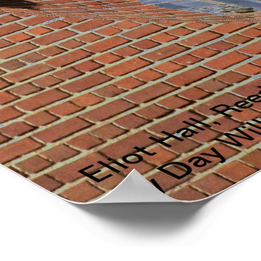 Poster Eliot Hall, Reed College (Coin)