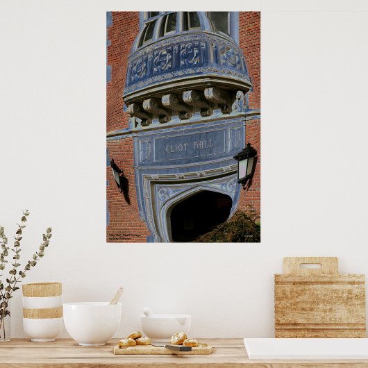 Poster Eliot Hall, Reed College (Cuisine)