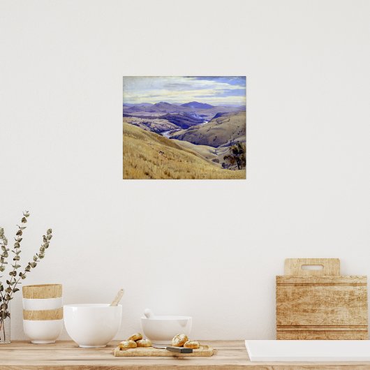 Poster Elioth Gruner Weetangera, Canberra (Cuisine)