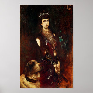 Poster Élisabeth d'Autriche, 1883