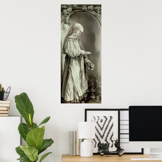 Poster Élisabeth de Hongrie 1509 (Bureau à domicile)