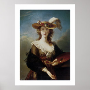 Poster Elisabeth Vigee-Lebrun Autoportrait