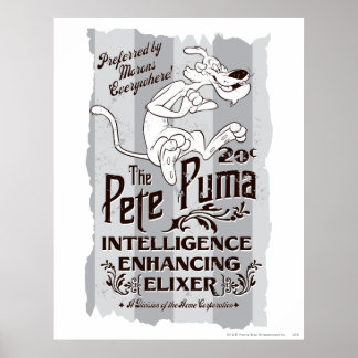 Poster Élixir d'intelligence de Pete Puma