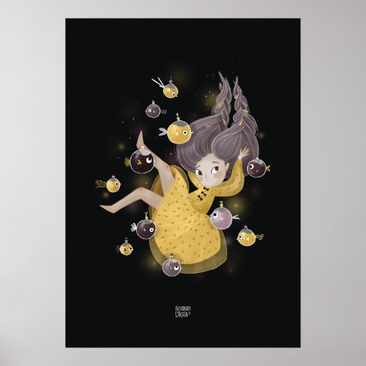 Poster ELIXIR FISH par Alexandra Dikaia (Devant)