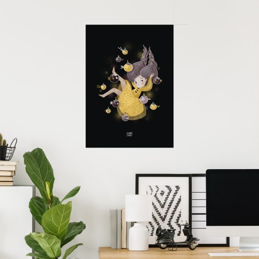 Poster ELIXIR FISH par Alexandra Dikaia (Bureau à domicile)