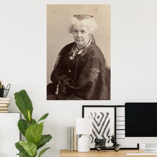 Poster Elizabeth Cady Stanton (Bureau à domicile)