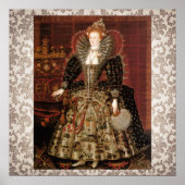 Poster Elizabeth I c 1599 (Devant)