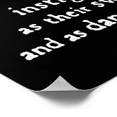 Poster Elizabeth I Citation sur la guerre (Coin)