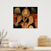 Poster Elizabeth I, portrait d'Armada, c.1588 (Cuisine)