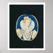 Poster Elizabeth I, portrait miniature (Devant)