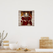 Poster Elizabeth I Red Robes (Cuisine)