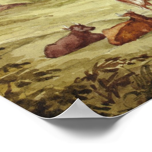 Poster Elizabeth Murray - Deer Park, probablement Kilkenn (Coin)