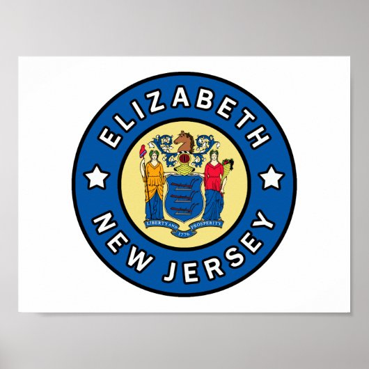 Poster Elizabeth New Jersey (Devant)