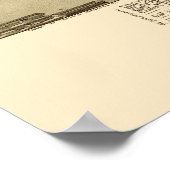 Poster Elizabeth, PA Carte panoramique - 1897 (Coin)